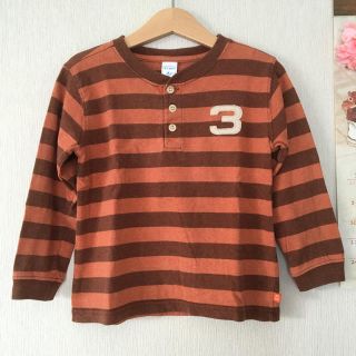 オールドネイビー(Old Navy)のオールドネイビー ボーダー長袖Tシャツ 100 4T(Tシャツ/カットソー)