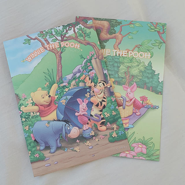 くまのプーさん(クマノプーサン)のDisney プーさん POOH 封筒セット エンタメ/ホビーのおもちゃ/ぬいぐるみ(キャラクターグッズ)の商品写真