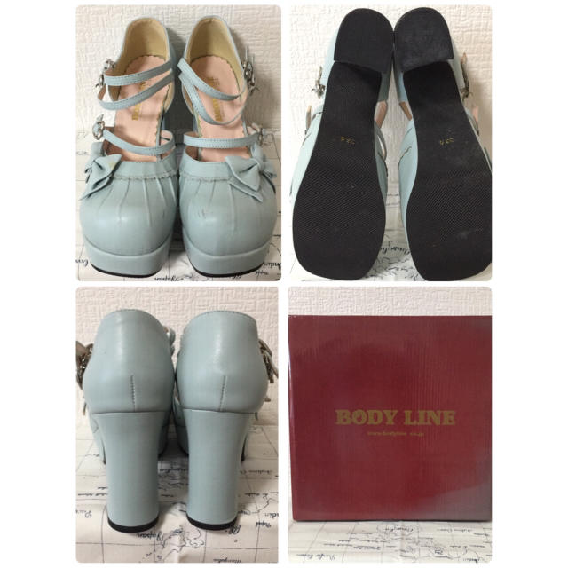 BODYLINE(ボディライン)の【送料込】BODY LINE ロリータ靴 水色 レディースの靴/シューズ(ローファー/革靴)の商品写真