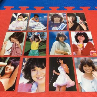 松田聖子ラミネートカード(アイドルグッズ)