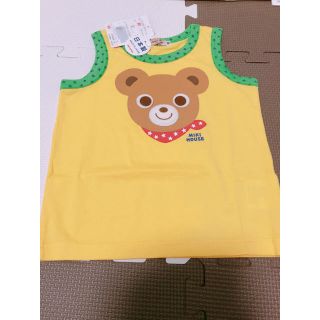 ミキハウス(mikihouse)のミキハウス ノースリーブ 新品未使用タグ付き 80サイズ(Ｔシャツ)