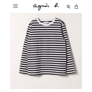 アニエスベー(agnes b.)のアニエス・ベー ボーダーTシャツ(カットソー(長袖/七分))