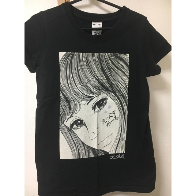 X-girl(エックスガール)のX-girl Tシャツ 黒 レディースのトップス(Tシャツ(半袖/袖なし))の商品写真