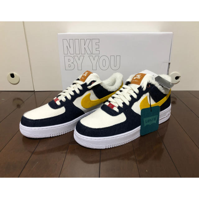 エアフォース1 NIKE×LEVIS NIKE BY YOU 29.0靴/シューズ