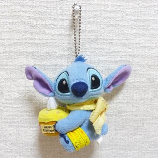 スティッチ(STITCH)のスティッチ ぬいぐるみ キーチェーン キーホルダー バースデーケーキ(キーホルダー)