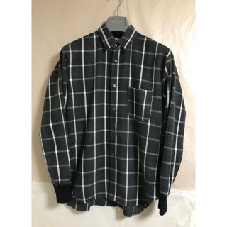 コムデギャルソンオムプリュス(COMME des GARCONS HOMME PLUS)のフランスメイド！ギャルソンシャツ フランネル 袖口リブシャツ(シャツ)