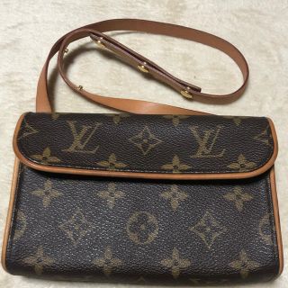 ルイヴィトン(LOUIS VUITTON)のLOUIS VUITTON モノグラム ウエストポーチ ベルト付き(ボディバッグ/ウエストポーチ)