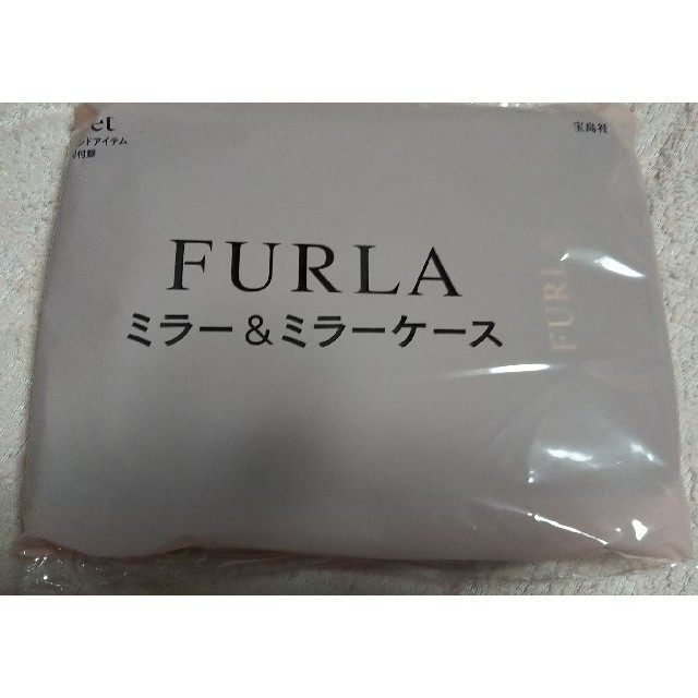 Furla(フルラ)の💜sweet  10月号付録 fURLA ミラー＆ケース💜未使用⚫️ レディースのファッション小物(ミラー)の商品写真