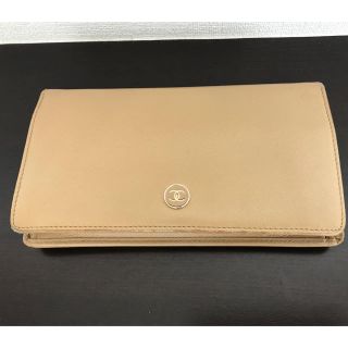 シャネル(CHANEL)のCHANEL長財布ココボタンシャネルベージュ(財布)