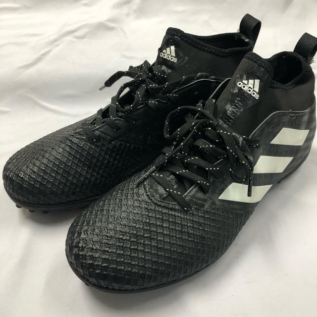 adidas(アディダス)のadidasエース17.3プライムメッシュTFブラック28.0㎝美品 スポーツ/アウトドアのサッカー/フットサル(シューズ)の商品写真