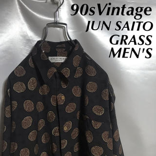 JUN SAITO 90sヴィンテージ GRASS MEN'S デザインシャツ(シャツ)
