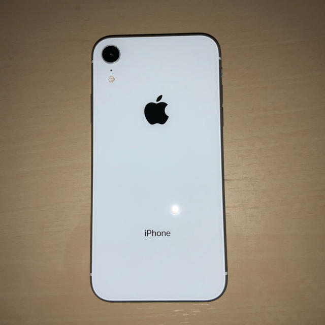 美品 iPhone - 付属品全て有り au SIMフリー ホワイト 64GB iPhoneXR