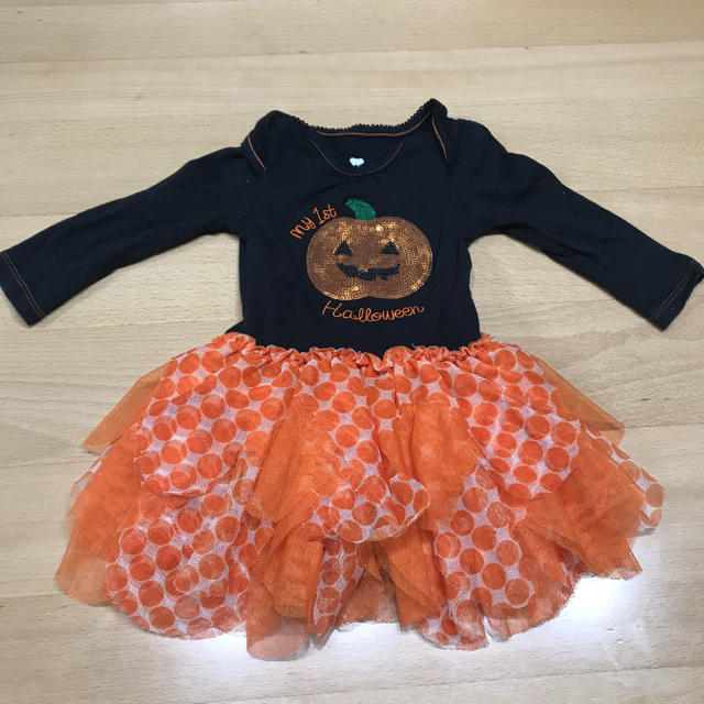 ハロウィン キッズ/ベビー/マタニティのベビー服(~85cm)(ロンパース)の商品写真