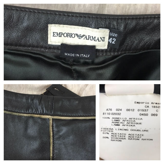 Emporio Armani - ☆レン様専用☆エンポリオアルマーニ 本革 レザー