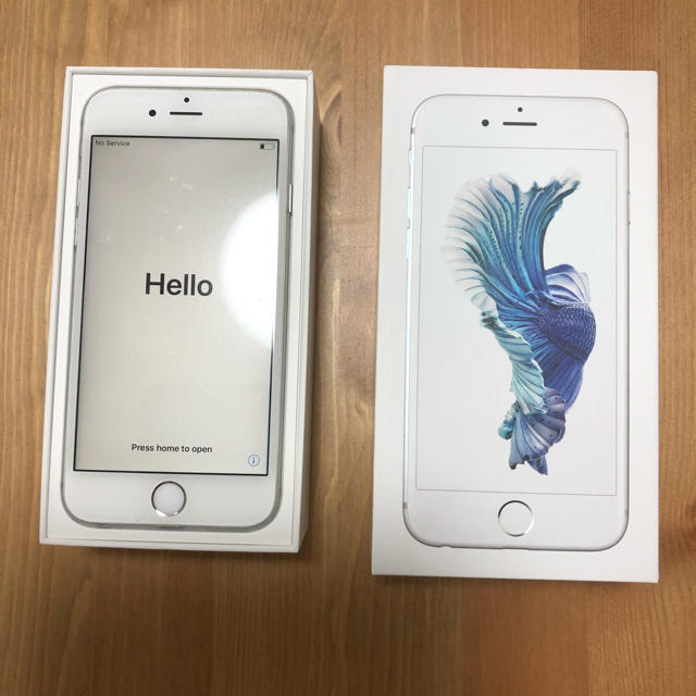 iPhone 6s Silver 64 GB docomo