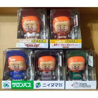 タカラトミー(Takara Tomy)のプロ野球人形 イレコミ君 楽天イーグルス 5種コンプリート セット(記念品/関連グッズ)