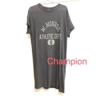 チャンピオン(Champion)の【値下げしました】チャンピオン☆Ｔシャツワンピース(ひざ丈ワンピース)