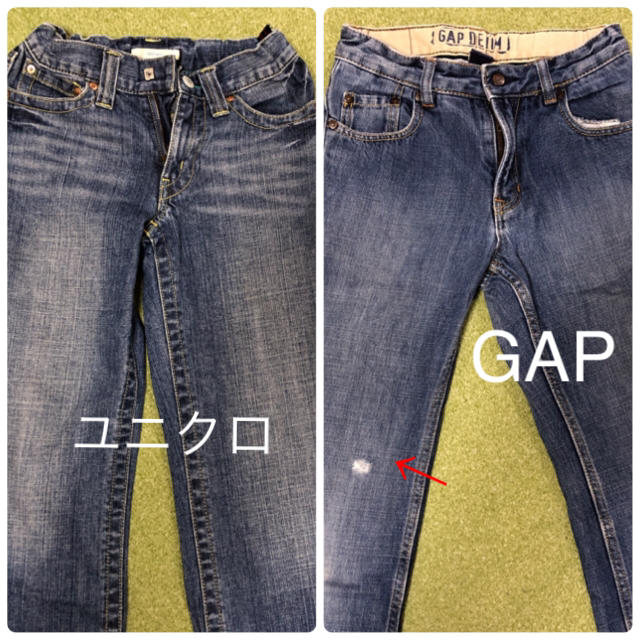 GAP(ギャップ)の女の子 150 デニム まとめ売り キッズ/ベビー/マタニティのキッズ服女の子用(90cm~)(パンツ/スパッツ)の商品写真