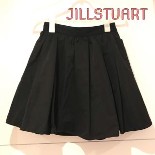 スナイデル(SNIDEL)のJILLSTUART ジルスチュアート フレアスカート 無地 黒 (ミニスカート)