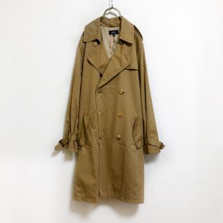 アーペーセー(A.P.C)の【廃盤】APC トレンチコート レディース XS ベージュ キャメル 古着(トレンチコート)