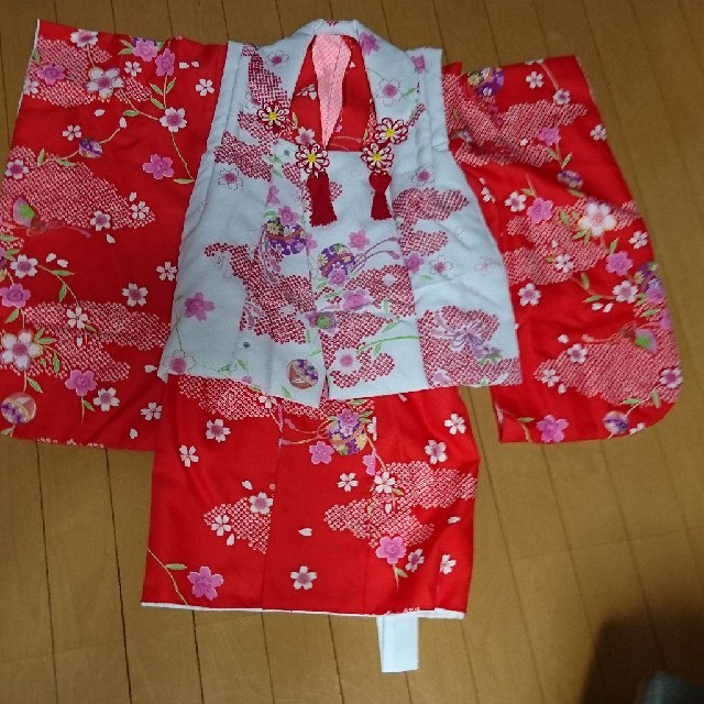 七五三セット キッズ/ベビー/マタニティのキッズ服女の子用(90cm~)(和服/着物)の商品写真