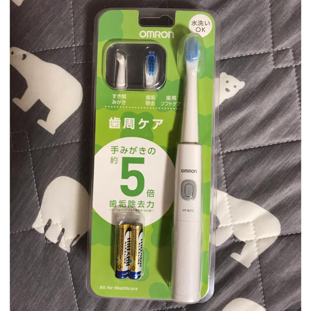 OMRON 音波式電動歯ブラシ スマホ/家電/カメラの美容/健康(電動歯ブラシ)の商品写真