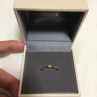 ジュピターゴールドレーベル(jupiter GOLD LABEL)の★ミヤ様★【9号】Jupiter 一粒ダイヤ TORDRE RING(リング(指輪))