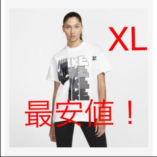 ナイキ(NIKE)の【即日発送】Nike Sacai ハイブリッド Tee White XLサイズ(Tシャツ/カットソー(半袖/袖なし))