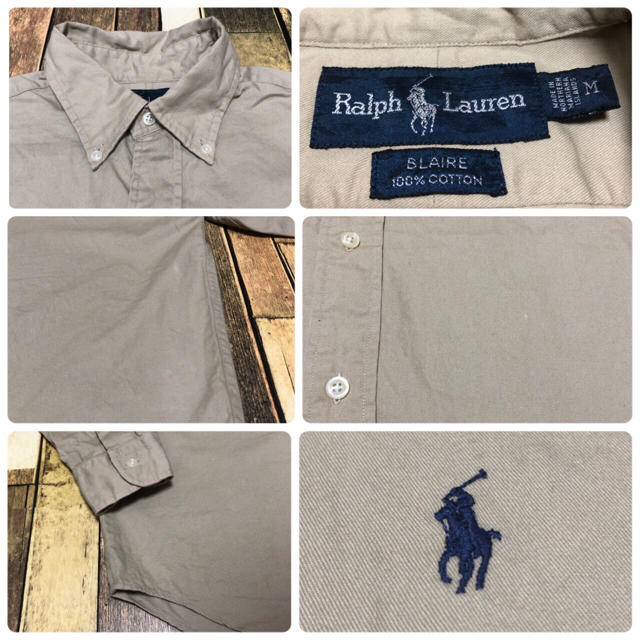 Ralph Lauren(ラルフローレン)の【poco様専用☆】ラルフローレン☆ワンポイント刺繍ロゴ入りボタンダウンシャツ メンズのトップス(シャツ)の商品写真