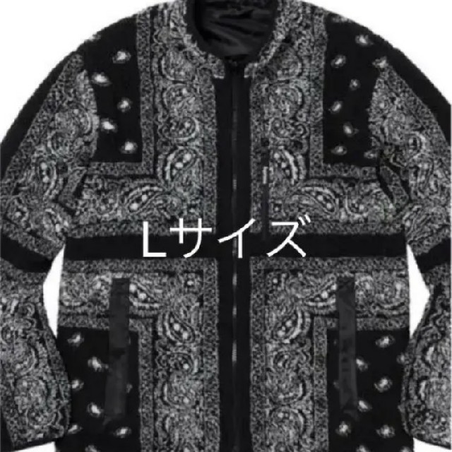 supreme bandana fleece jacket L 最安値 キャンペーン 51.0%OFF ...