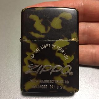 ジッポー(ZIPPO)のZippo 迷彩柄 べっ甲(タバコグッズ)