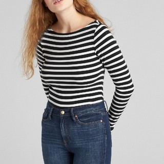 ギャップ(GAP)のGAP　ボートネック　ボーダーTシャツ(Tシャツ(長袖/七分))