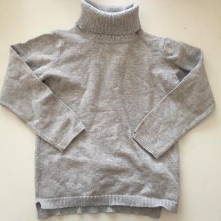 ザラキッズ(ZARA KIDS)のzarakids   グレー タートルニット(ニット)