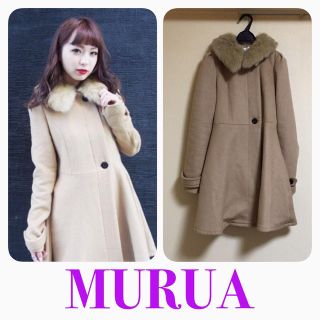 ムルーア(MURUA)のムルーア♡新品♡シックカラーフレアコート(ロングコート)