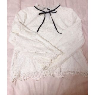 ダブルクローゼット(w closet)のレーストップス(カットソー(長袖/七分))