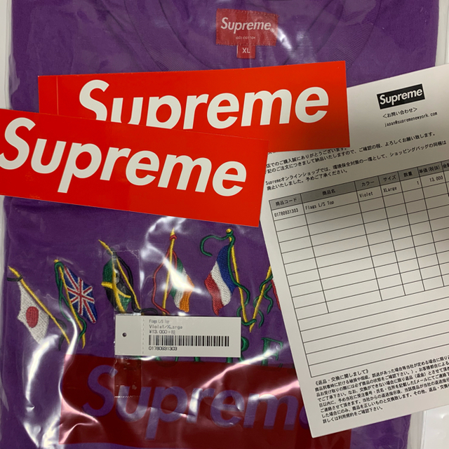 Supreme(シュプリーム)の supreme Flags L/S Top メンズのトップス(その他)の商品写真