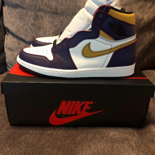 NIKE - 27.0cm JORDAN 1 LA TO CHICAGO レイカーズ