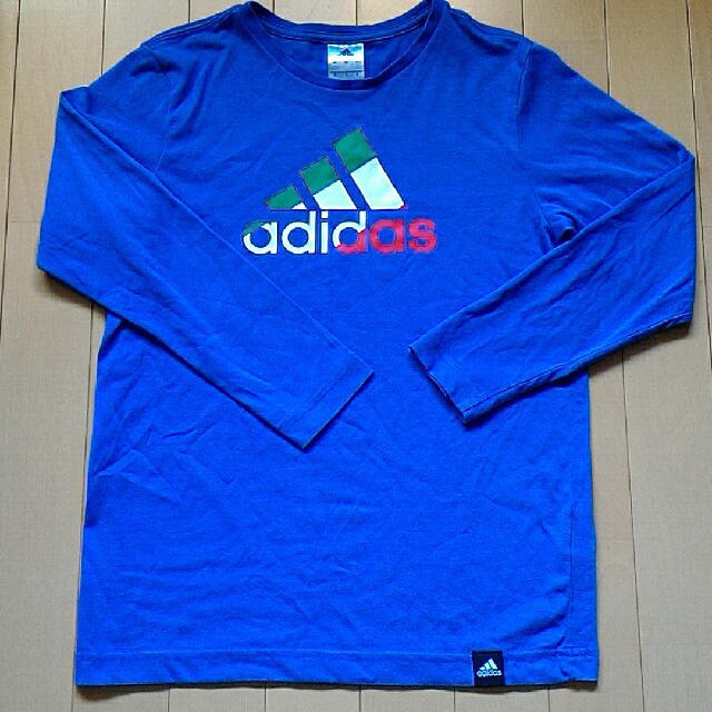 adidas - アディダス adidas 長袖 Tシャツ 150 青の通販 by