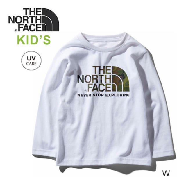 THE NORTH FACE(ザノースフェイス)のザ・ノースフェイス トップス ロングスリーブカモロゴティー キッズ  キッズ/ベビー/マタニティのキッズ服男の子用(90cm~)(Tシャツ/カットソー)の商品写真