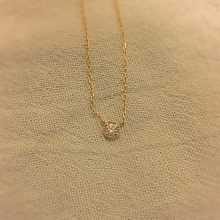 ジュエリーツツミ(JEWELRY TSUTSUMI)のりる様専用　K10 ダイヤネックレス(ネックレス)