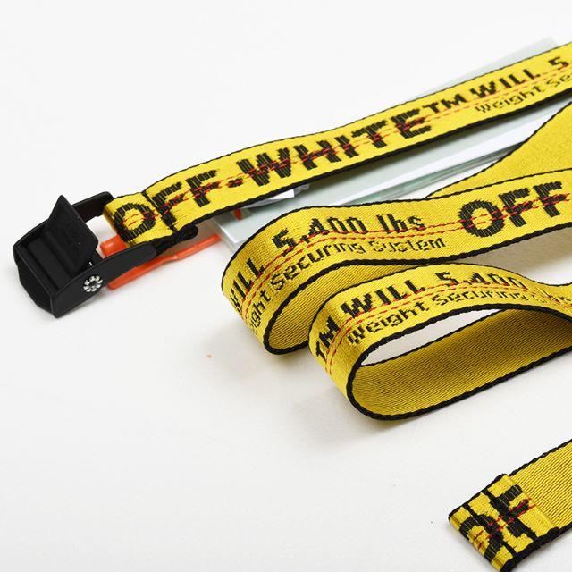 OFF-WHITE(オフホワイト)のOFF-WHITE オフホワイト イエローミニベルト  レディースのファッション小物(ベルト)の商品写真