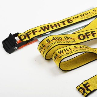 オフホワイト(OFF-WHITE)のOFF-WHITE オフホワイト イエローミニベルト (ベルト)