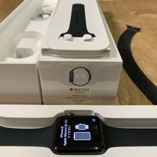 アップルウォッチ(Apple Watch)のApple Watch series 2 +おまけ 42mm 黒(スマートフォン本体)