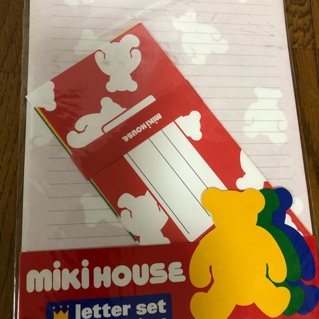 mikihouse(ミキハウス)のミキハウスレターセット インテリア/住まい/日用品の文房具(その他)の商品写真