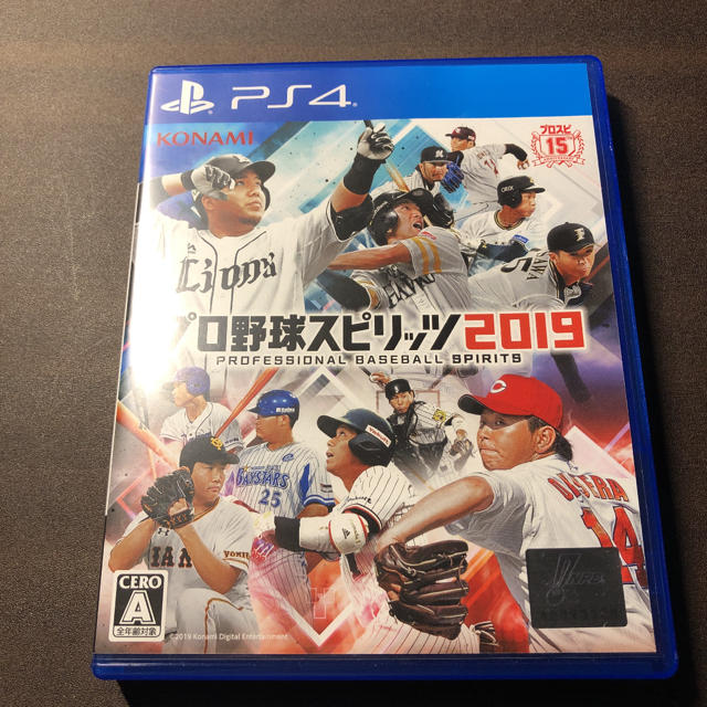 KONAMI(コナミ)のプロ野球スピリッツ2019 PS4版 エンタメ/ホビーのゲームソフト/ゲーム機本体(家庭用ゲームソフト)の商品写真