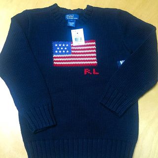 ポロラルフローレン(POLO RALPH LAUREN)のラルフローレン 人気の星条旗柄 セーター(ニット)