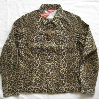 supreme  ジャケット ヒョウ柄