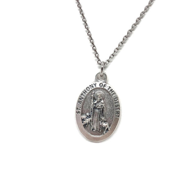聖大アントニオ メダイ 聖人 カトリック 聖品 教会 キリスト教 メンズのアクセサリー(ネックレス)の商品写真