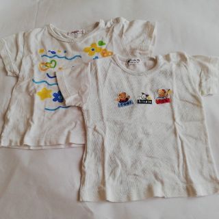 ファミリア(familiar)のfamiliar　Tシャツ2枚セット　80.90cm(Ｔシャツ)