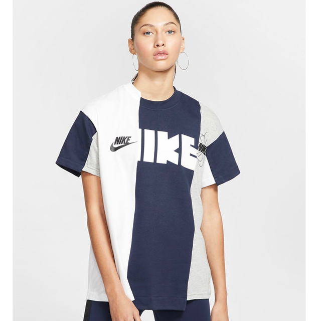 NIKE sacai ハイブリッド Tシャツ L サイズ Tee マルチ - Tシャツ ...